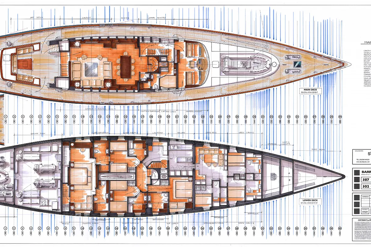 NO RESERVE: Casco Barracuda Design 45m 36