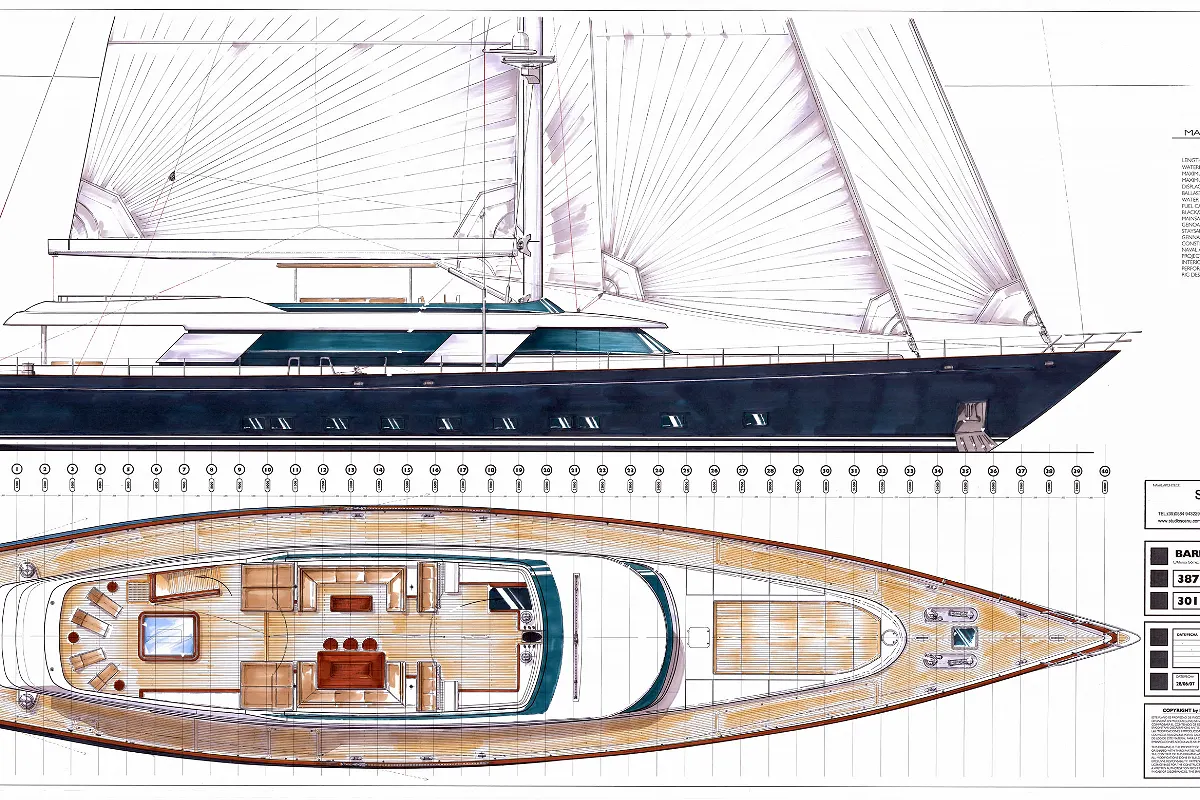NO RESERVE: Casco Barracuda Design 45m 35